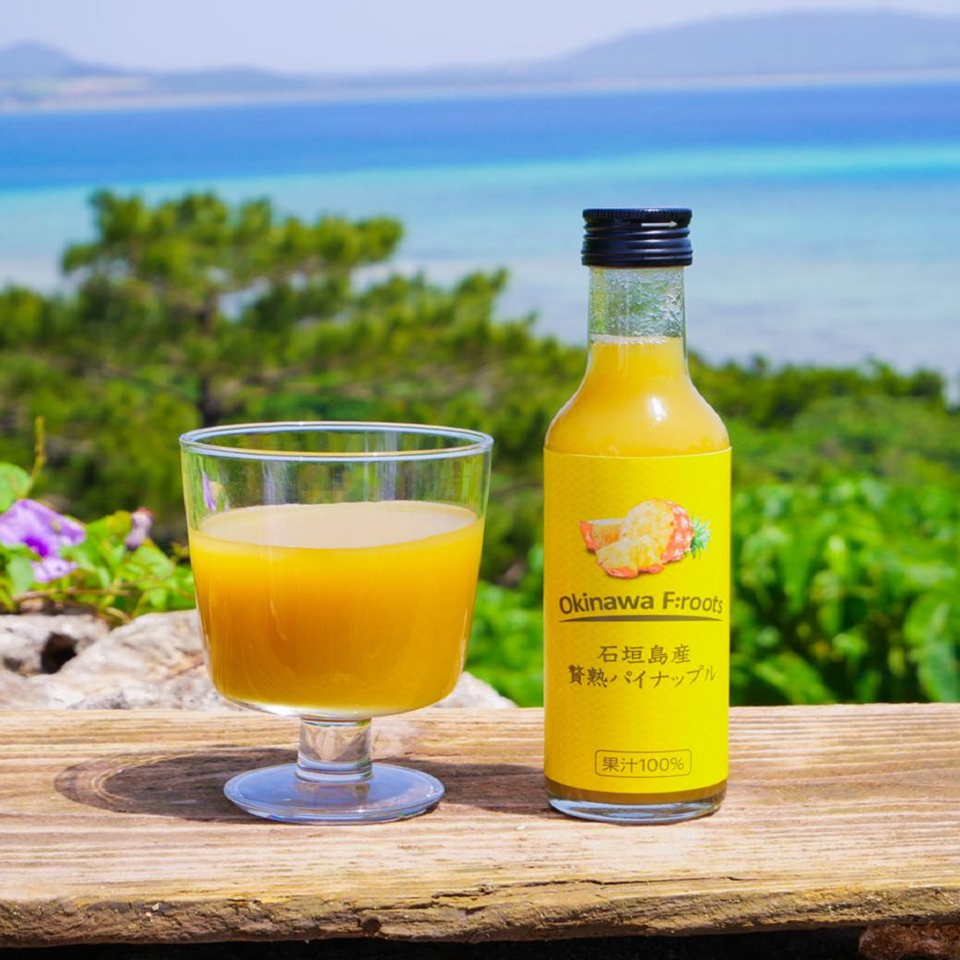 沖縄 石垣島産 贅熟パイナップルジュース 200ml 10本入り | 飛鳥